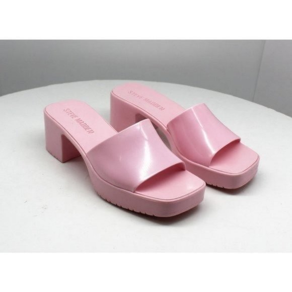 steve madden jelly block sandals